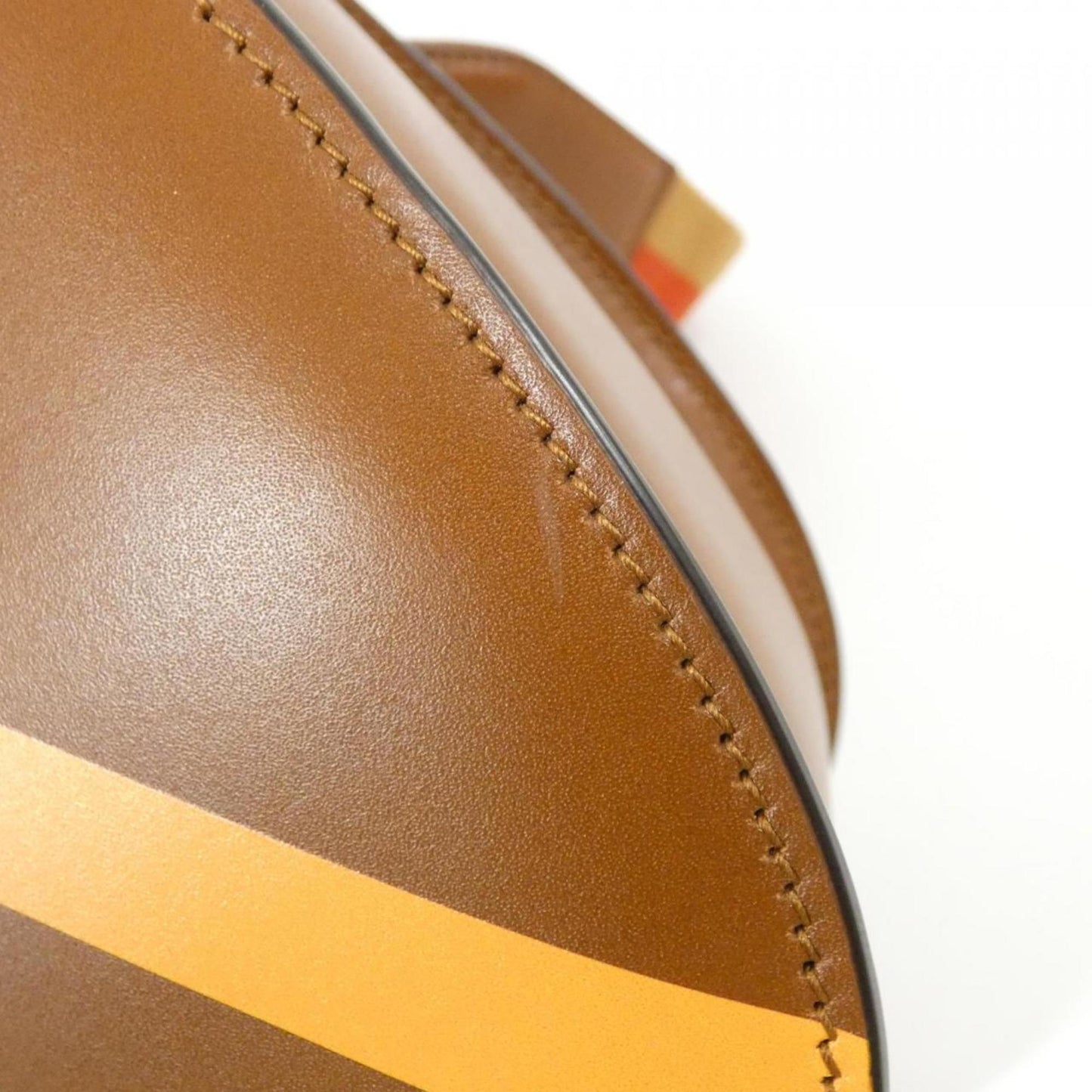 Gucci Brown Multi-Color Leather Handbag ( )