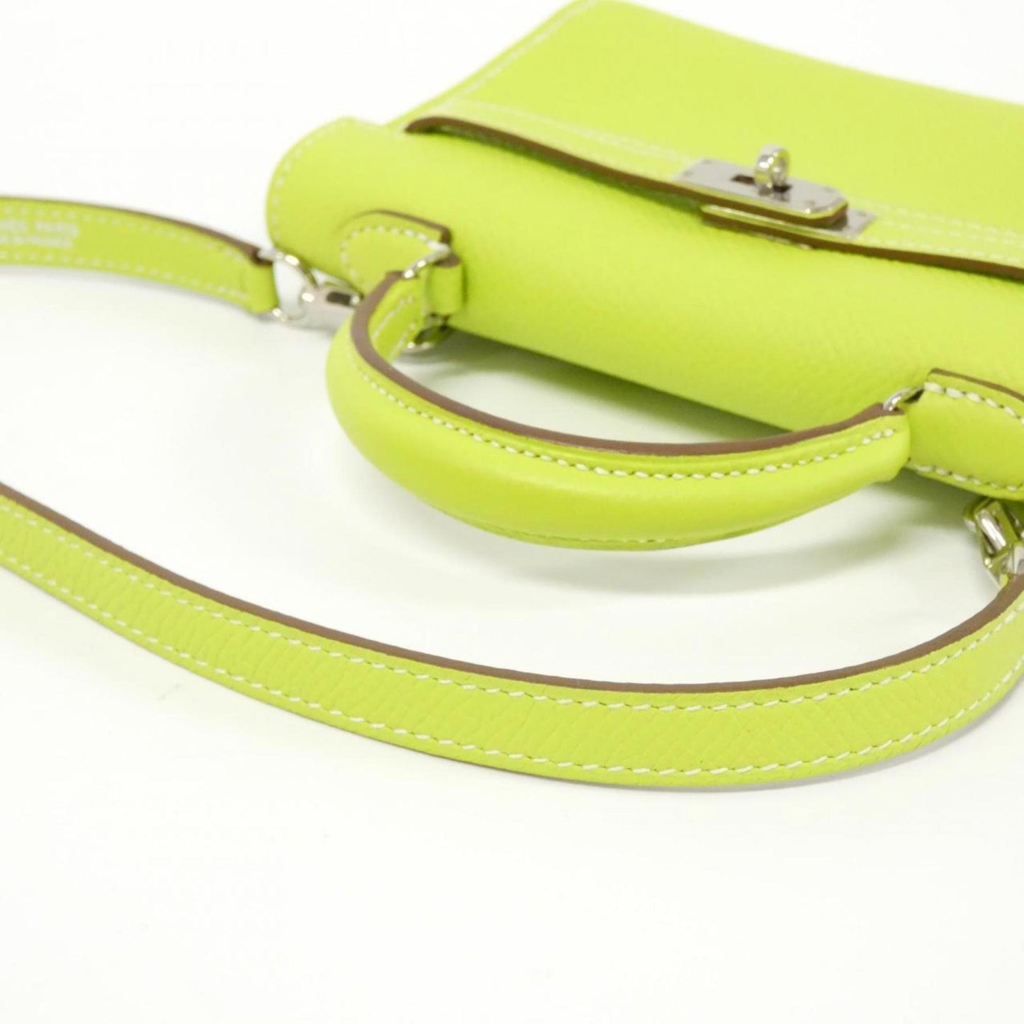 Hermes Kiwi Epsom Leather Handbag ( )