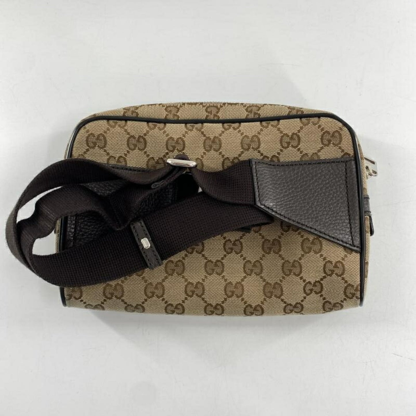 Gucci Gg Canvas Brown Gg Canvas Sling Bag ( )