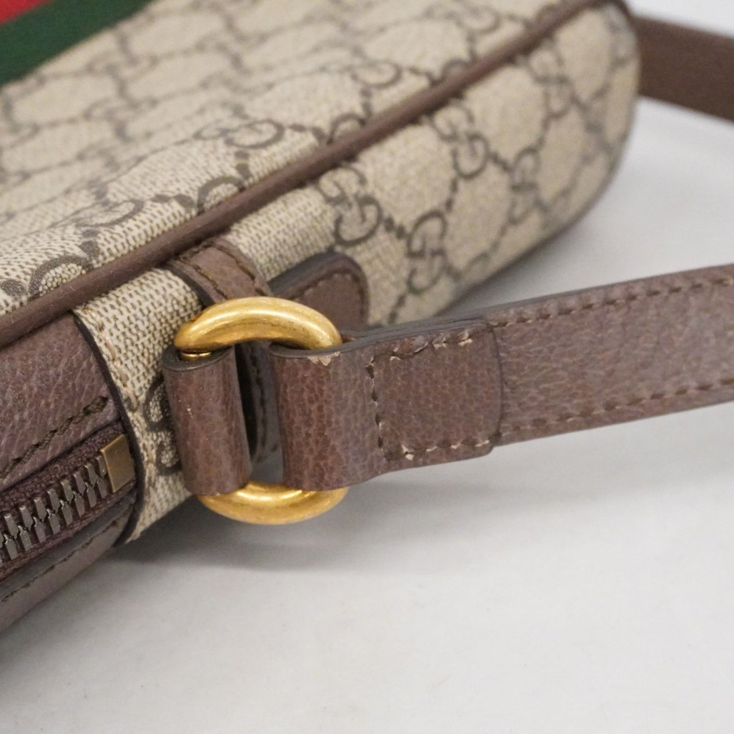 Gucci Brown Pvc Shoulder Bag ( )