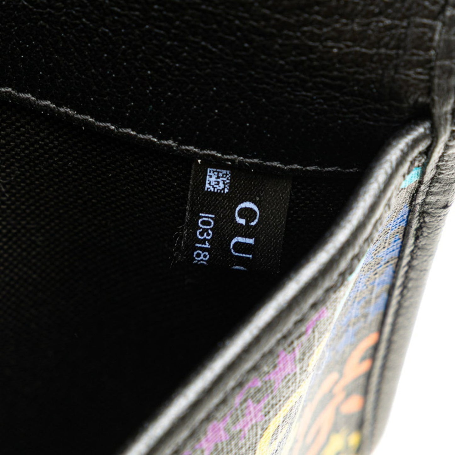 Gucci Black Multi-Color Pvc Leather Sling Bag ( )
