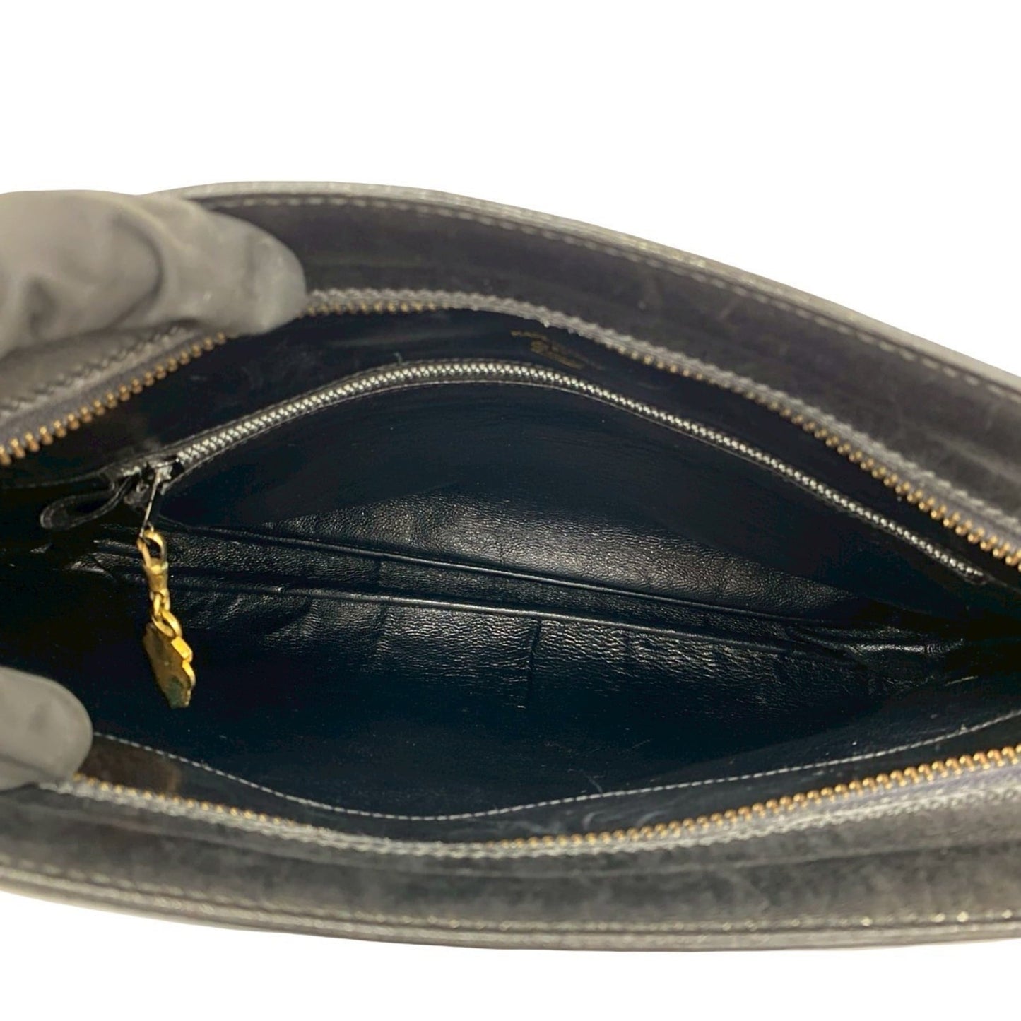 Gucci Black Leather Shoulder Bag ( )