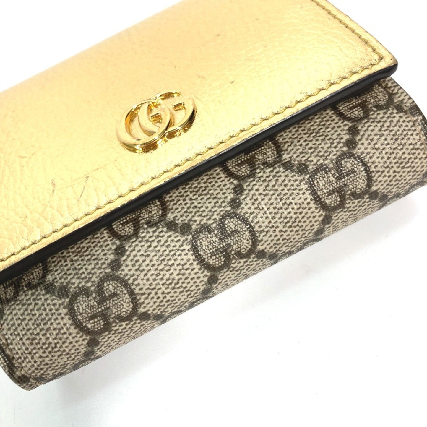 Gucci Gold Leather Wallet (Bi-Fold) ( )