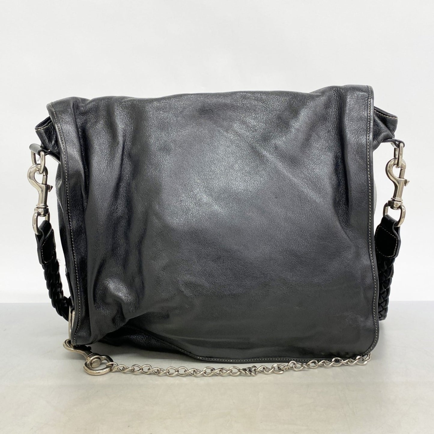 Gucci Black Leather Shoulder Bag ( )