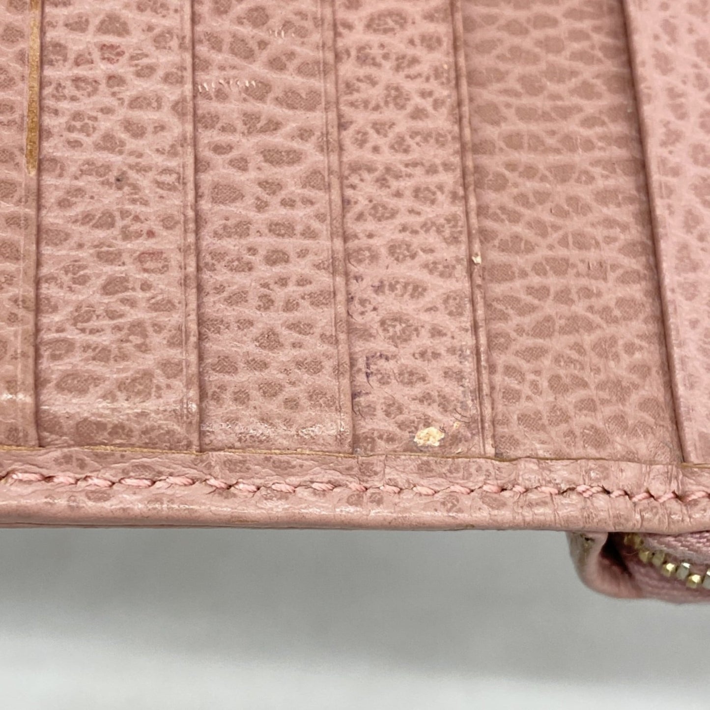 Gucci Beige Pink Canvas Wallet (Bi-Fold) ( )