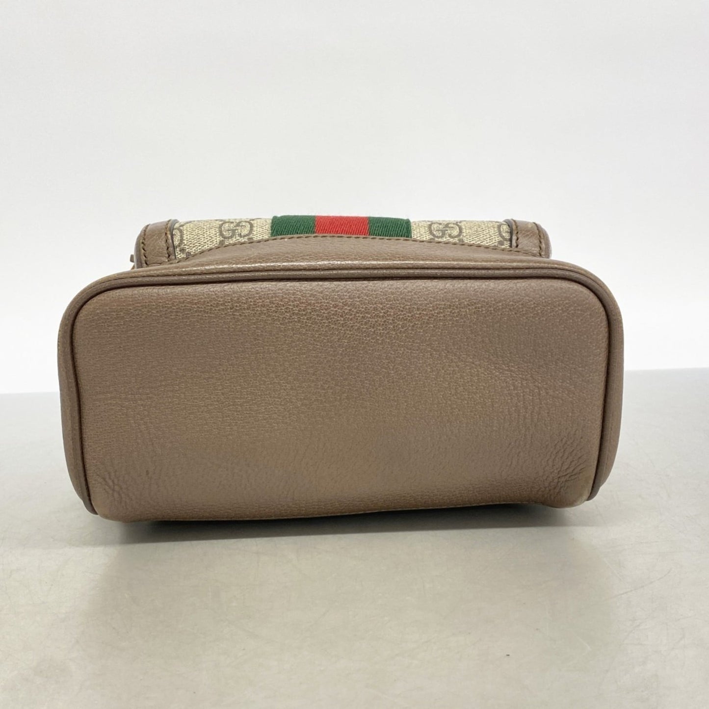 Gucci Brown Pvc Leather Backpack ( )