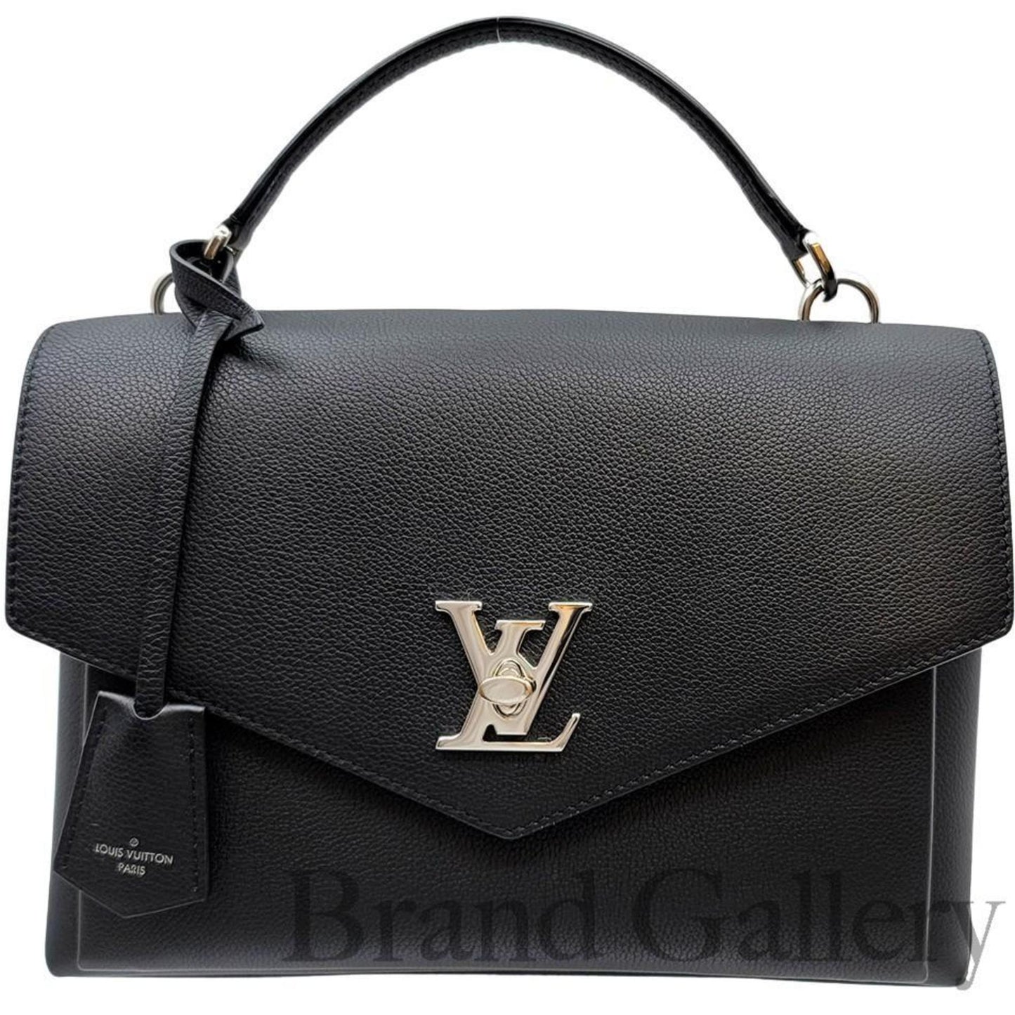 Louis Vuitton Micro Lock Me Satur M54849 Noir Shoulder Bag Black
