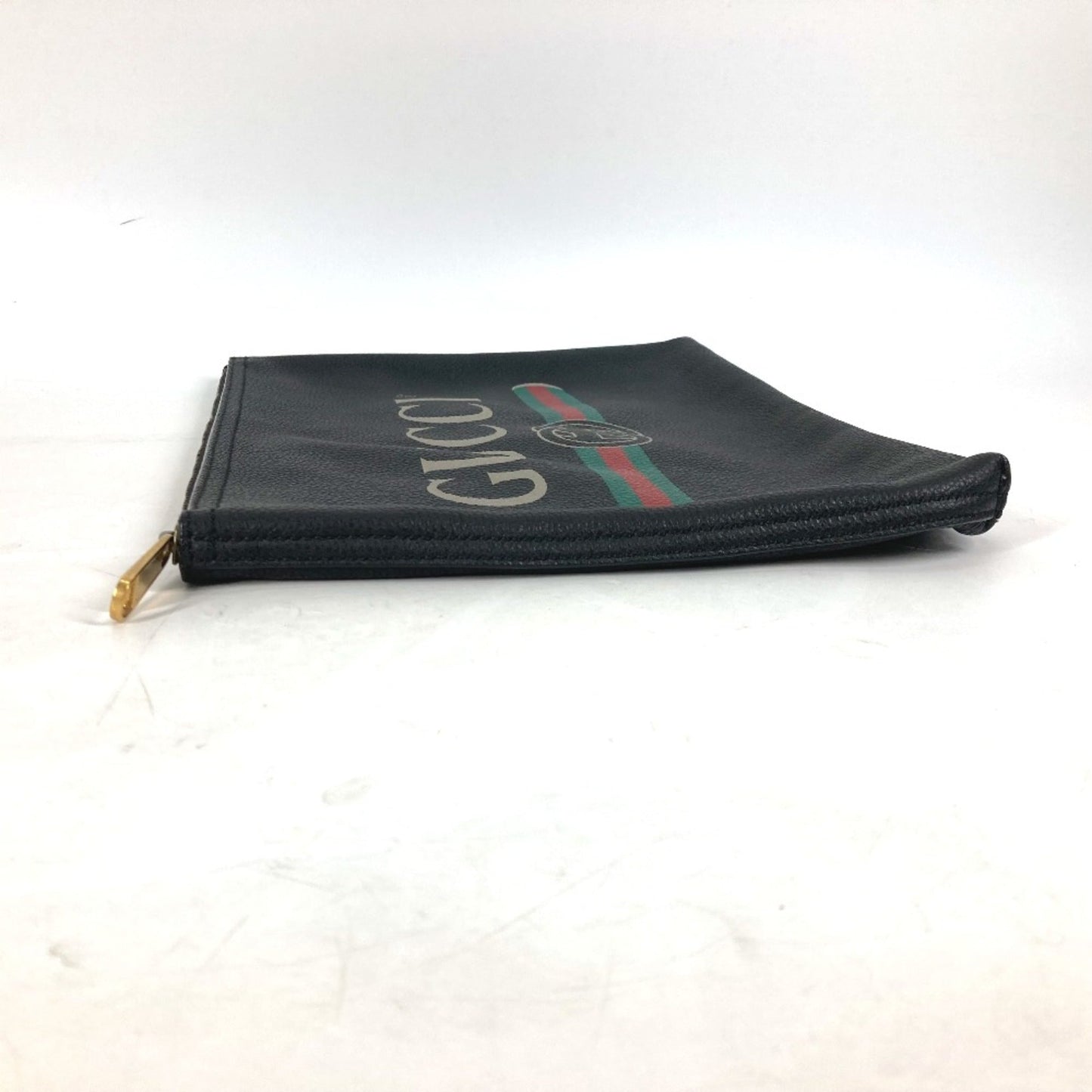 Gucci Black Leather Clutch Bag ( )