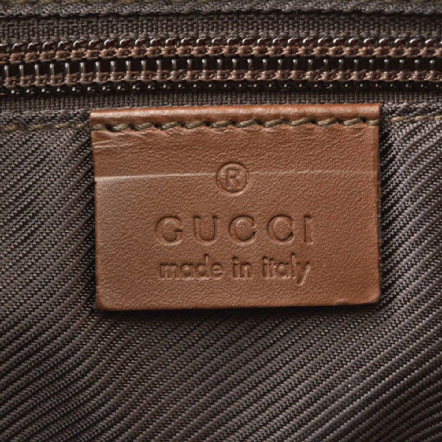 Gucci Brown Gg Beige Gg Canvas Tote Bag ( )