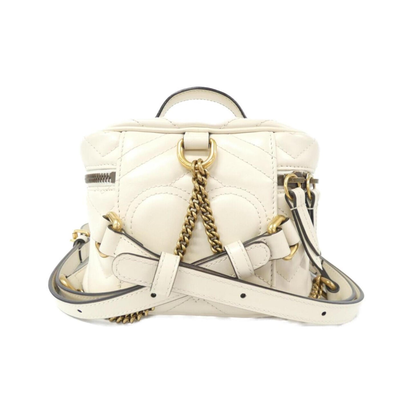 Gucci Off-White Leather Backpack ( )