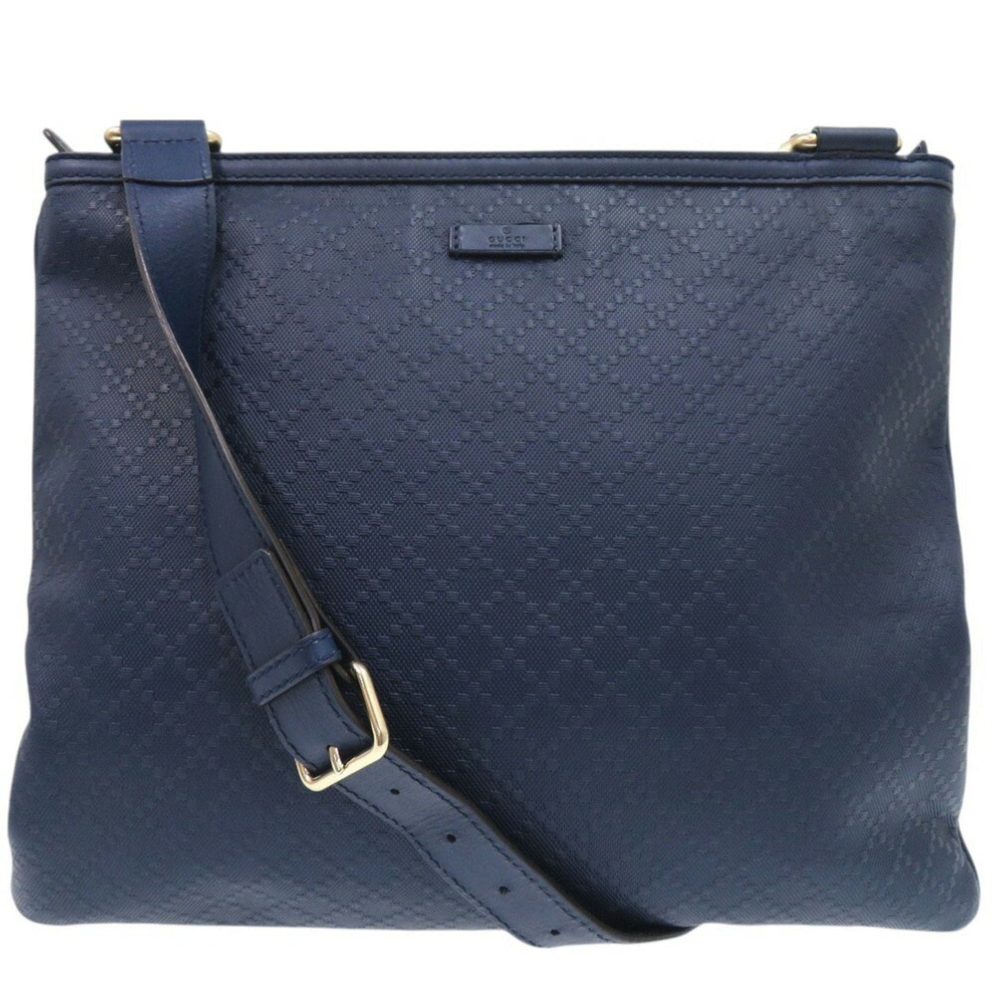 Gucci Navy Leather Shoulder Bag ( )