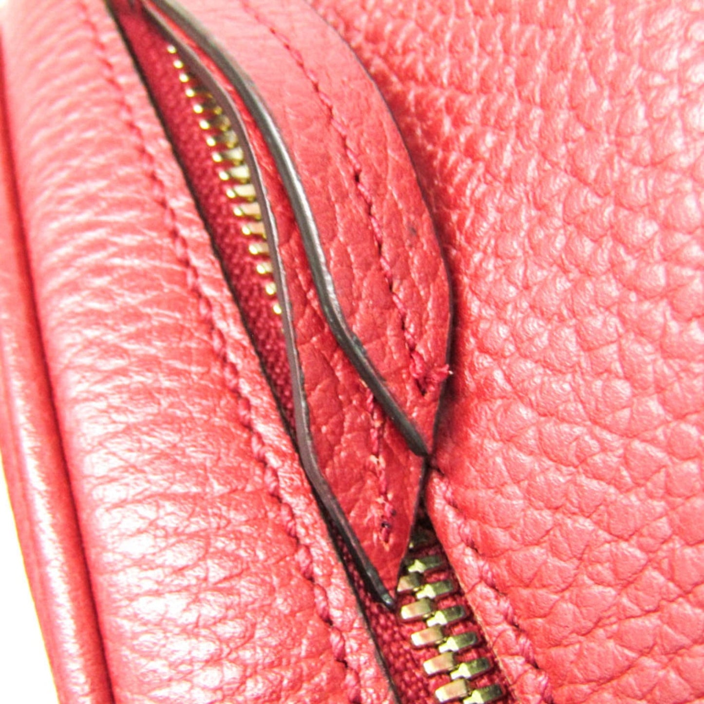 Gucci Soho Red Color Leather Backpack ( )