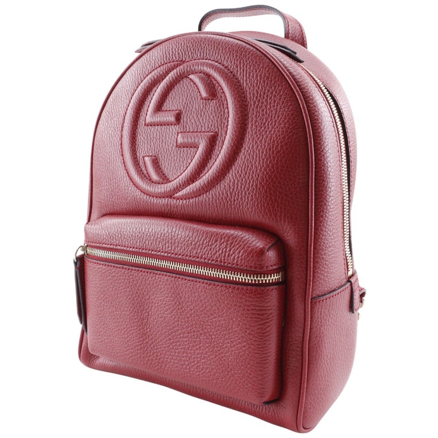 Gucci Red Color Leather Backpack ( )