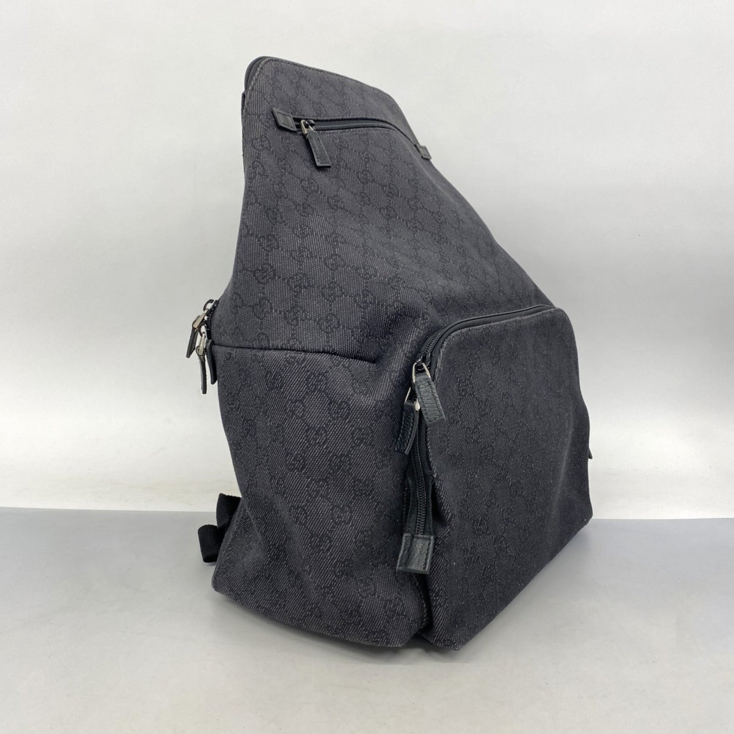 Gucci Black Denim Backpack ( )