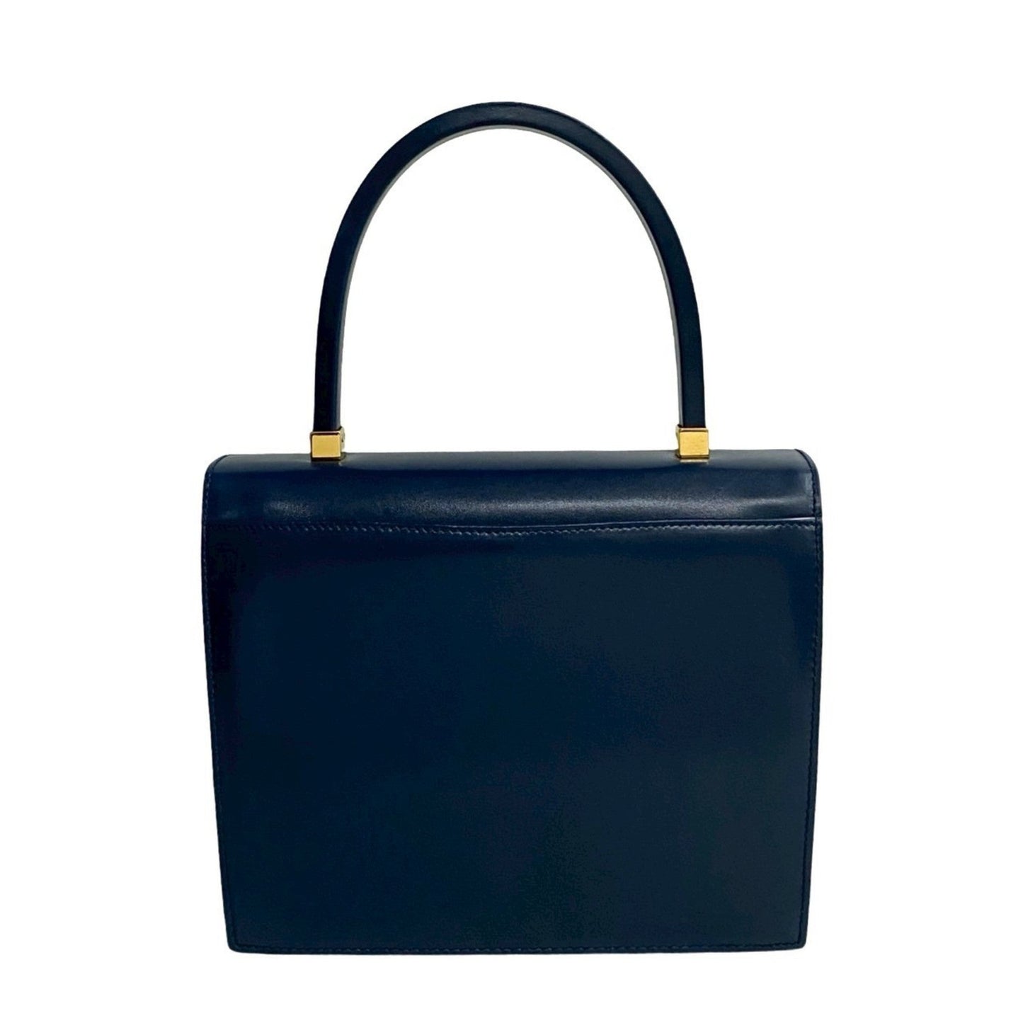 Gucci Navy Leather Handbag ( )