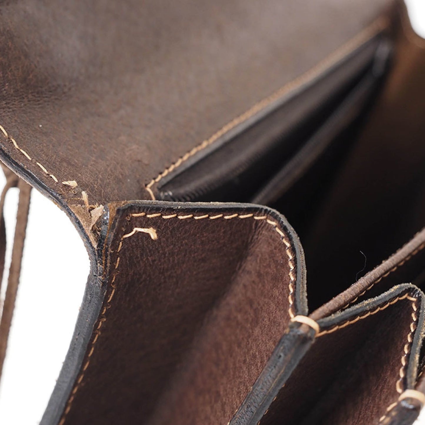 Gucci Brown Leather Shoulder Bag ( )