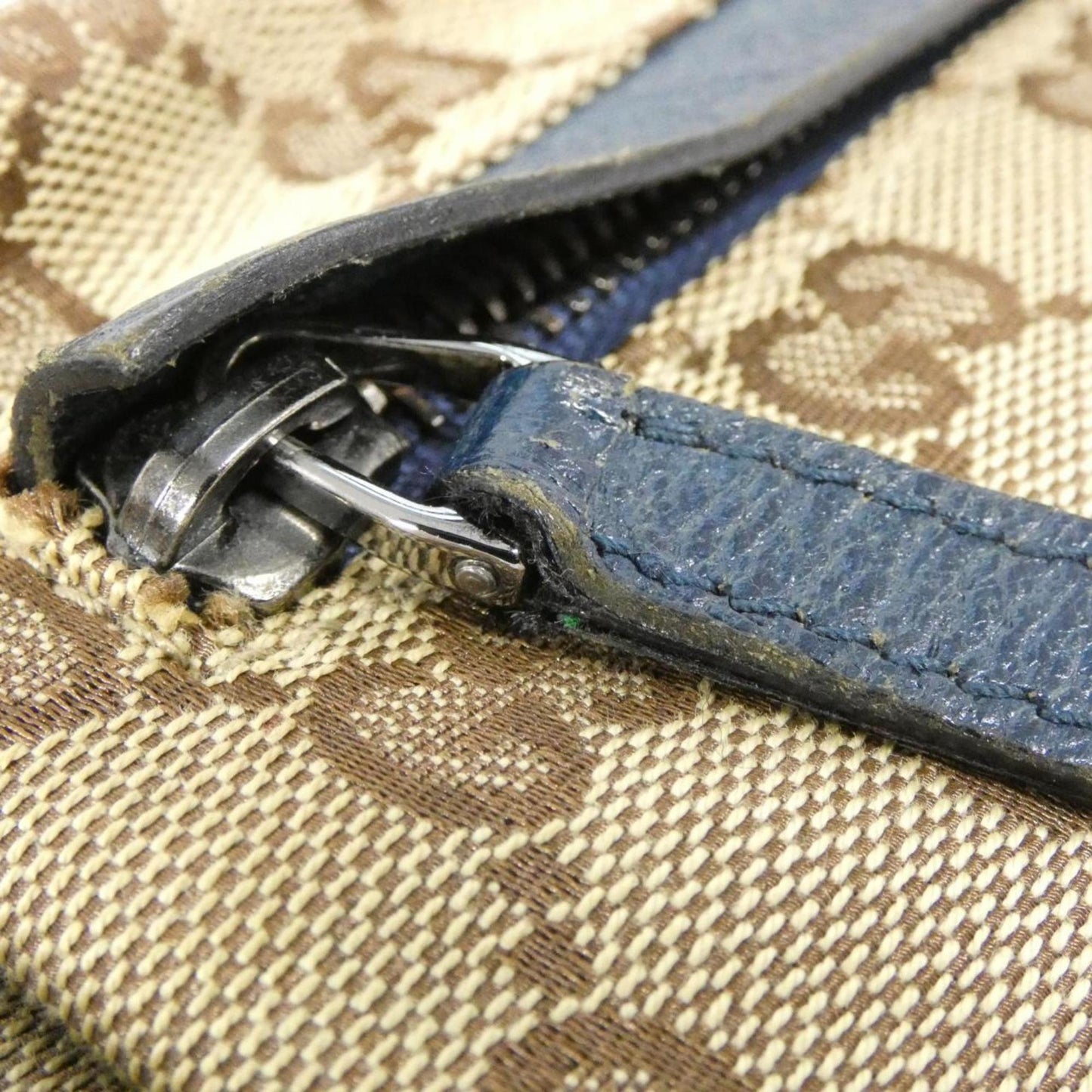 Gucci Beige Blue Orange Gg Canvas Fanny Pack ( )