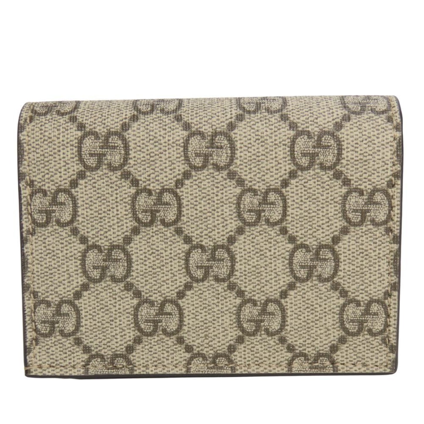 Gucci Beige Dusty Pink Gg Supreme Leather Wallet (Bi-Fold) ( )