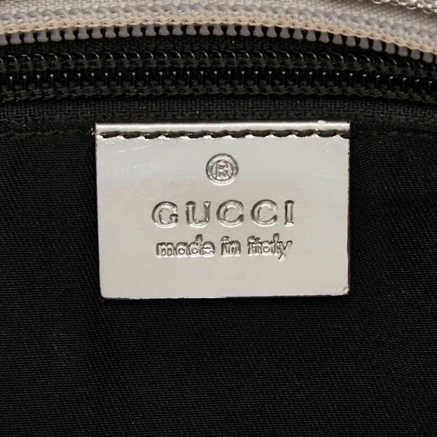 Gucci Gg Canvas Silver Gg Canvas Shoulder Bag ( )
