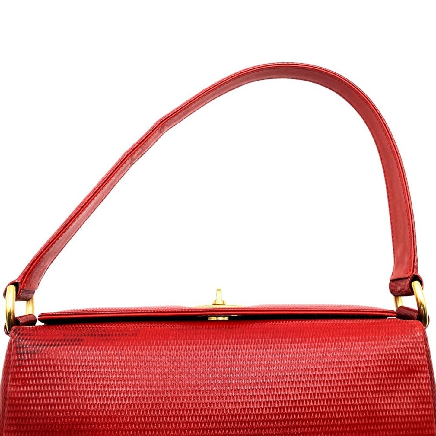 Gucci Red Color Leather Handbag ( )