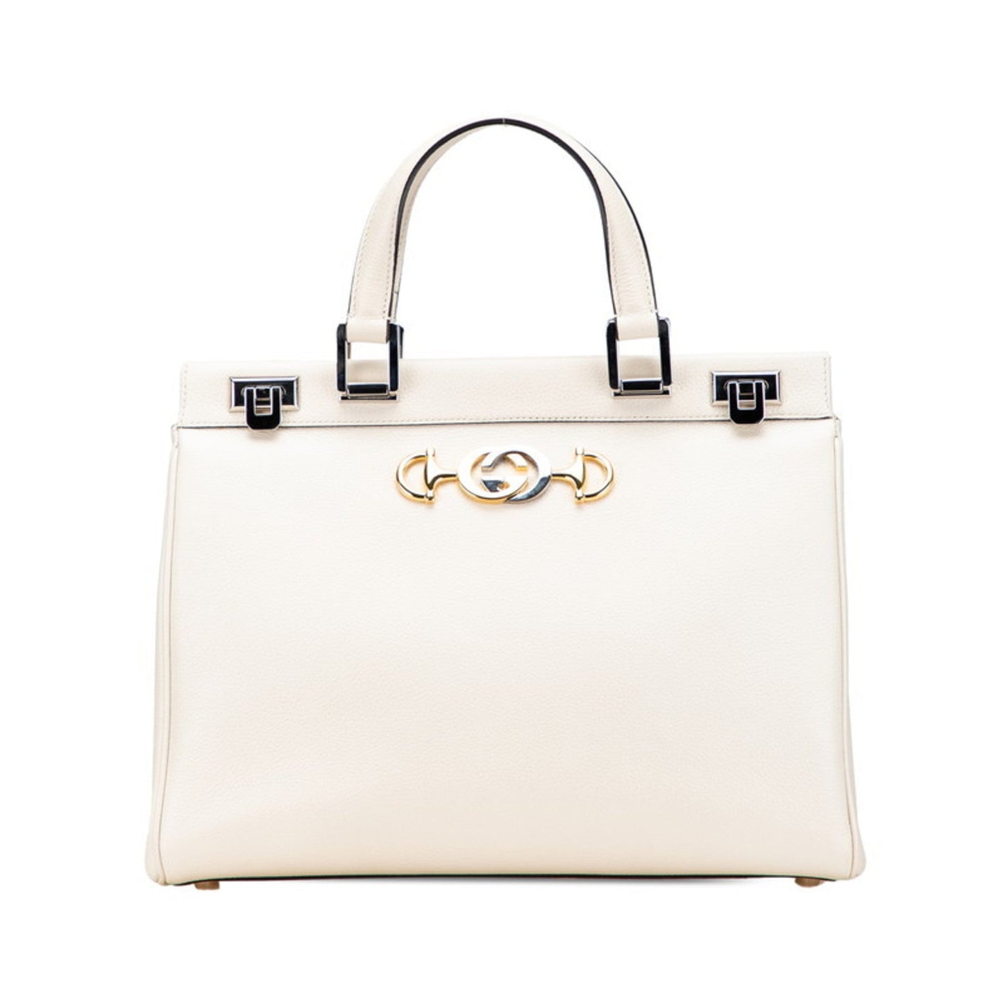 Gucci White Leather Handbag ( )