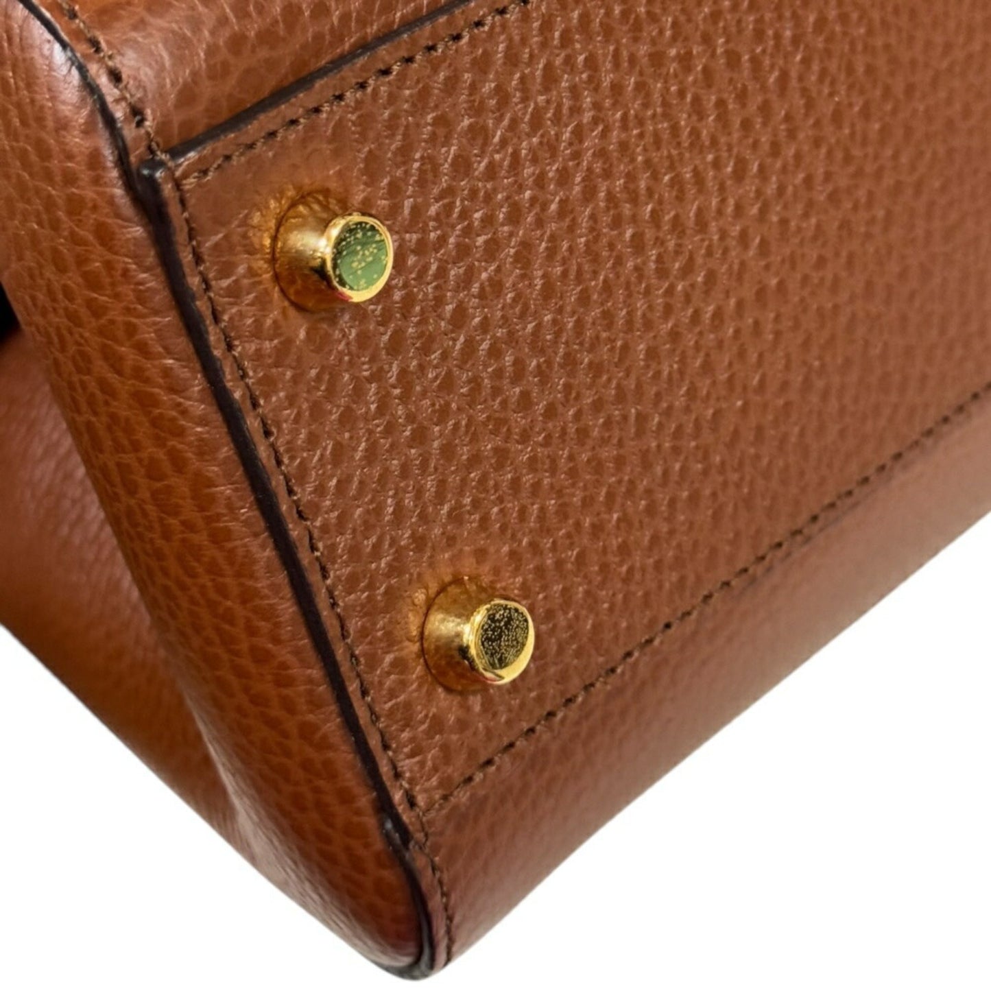 Gucci Blue Brown Denim Leather Shoulder Bag ( )