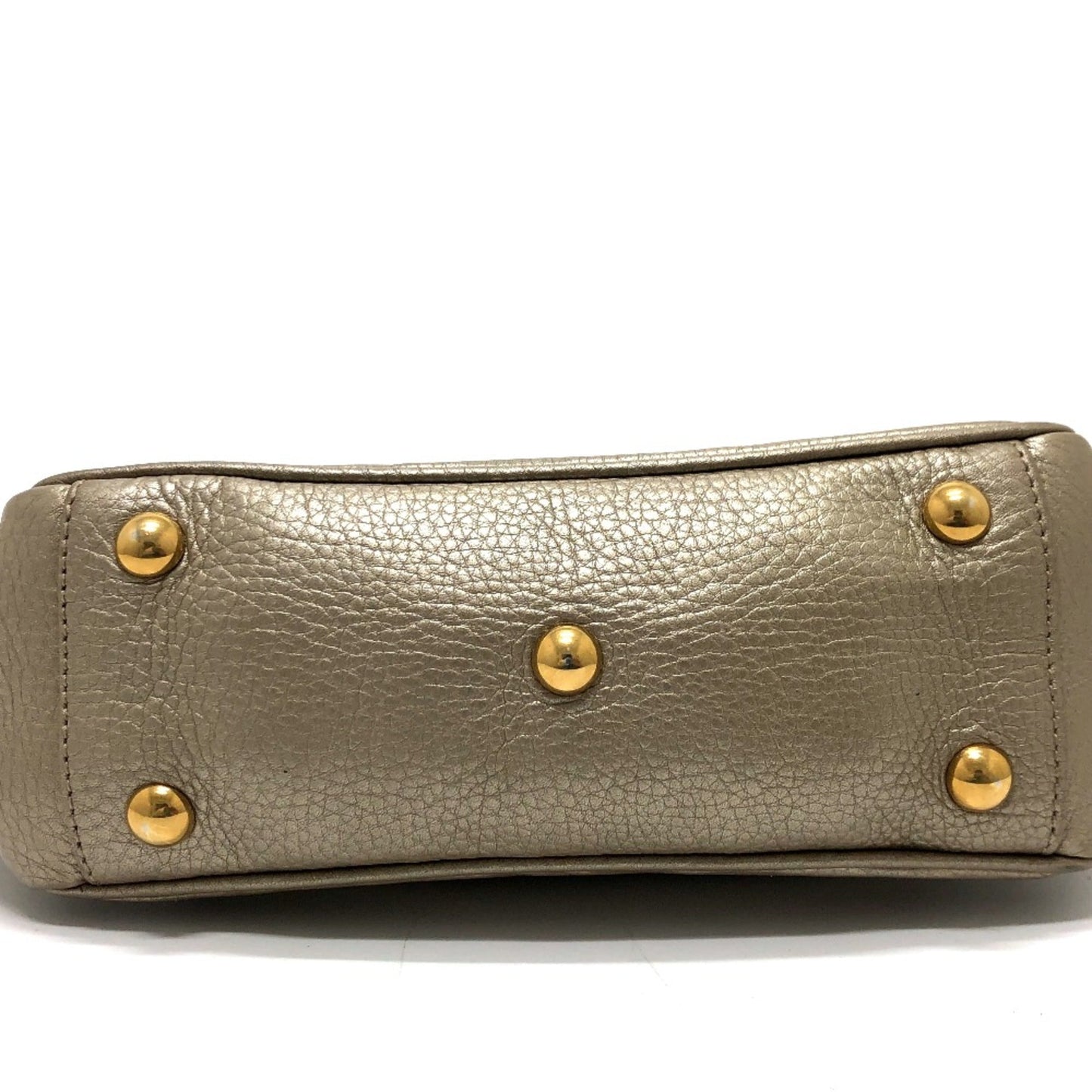 Gucci Gold Leather Handbag ( )