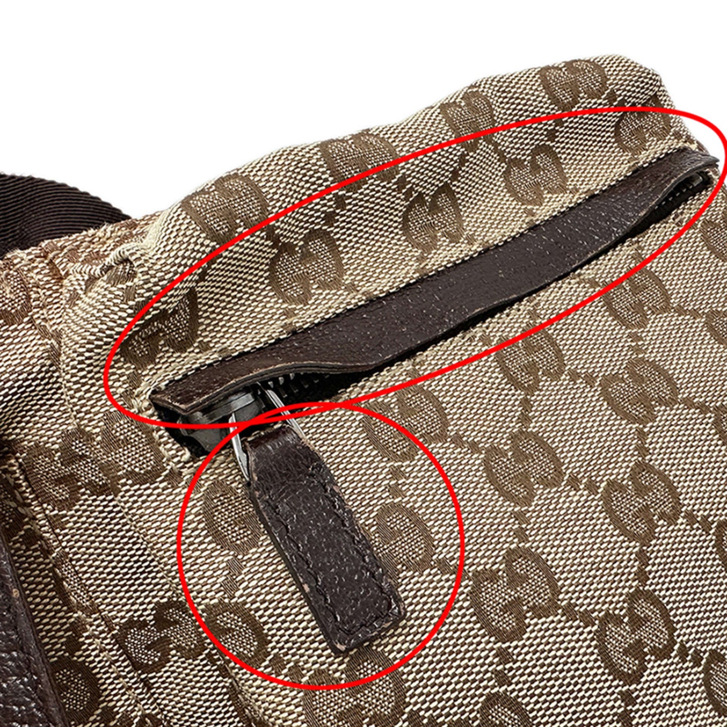 Gucci Gg Canvas Beige Brown Gg Canvas Fanny Pack Sling Bag ( )