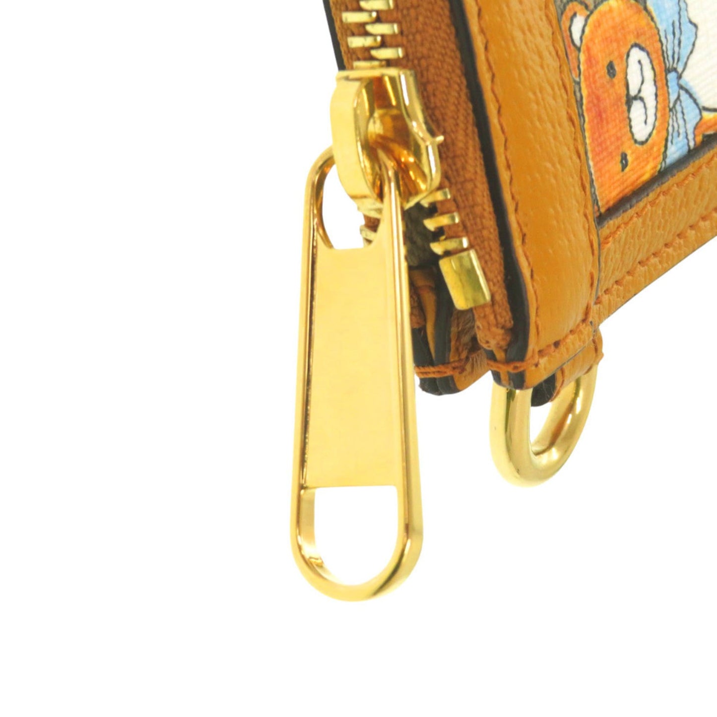 Gucci Beige Yellow Gg Supreme Canvas Leather Clutch Bag ( )