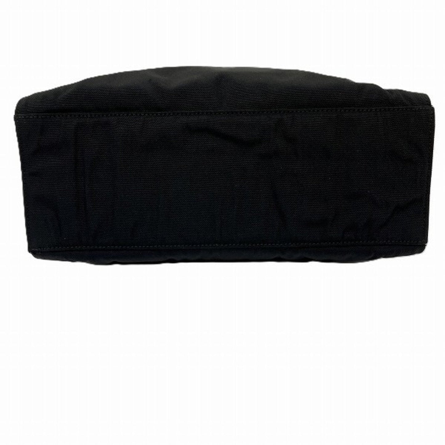 Gucci Black Nylon Metal Handbag
