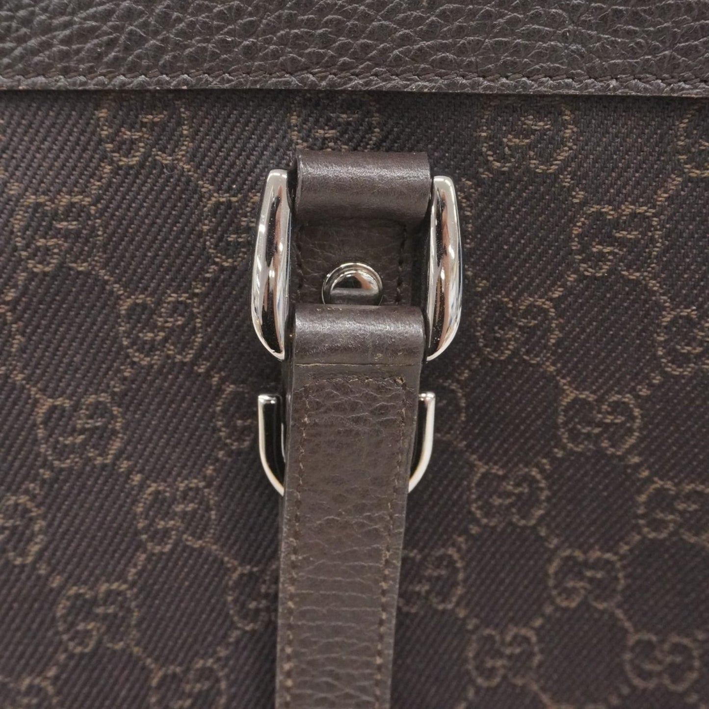 Gucci Brown Denim Tote Bag ( )