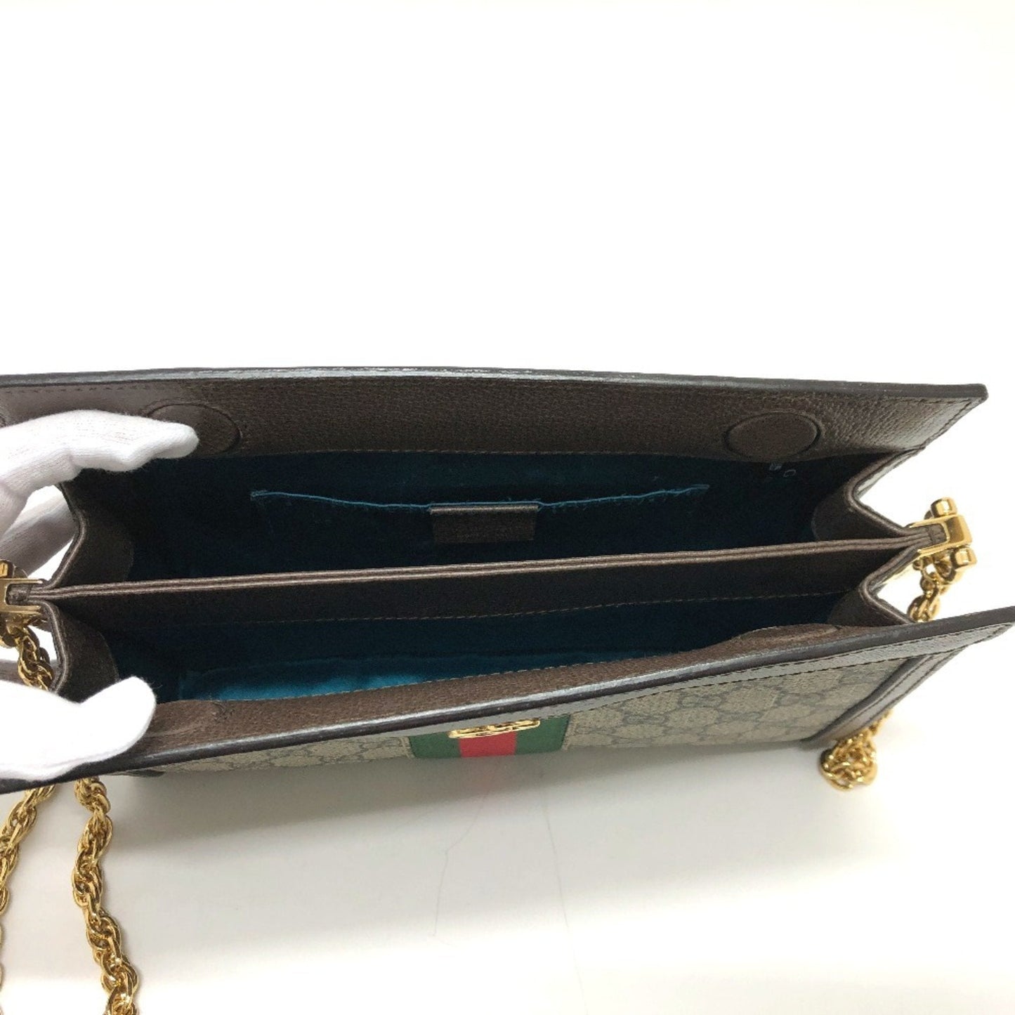 Gucci Brown Gg Supreme Shoulder Bag ( )