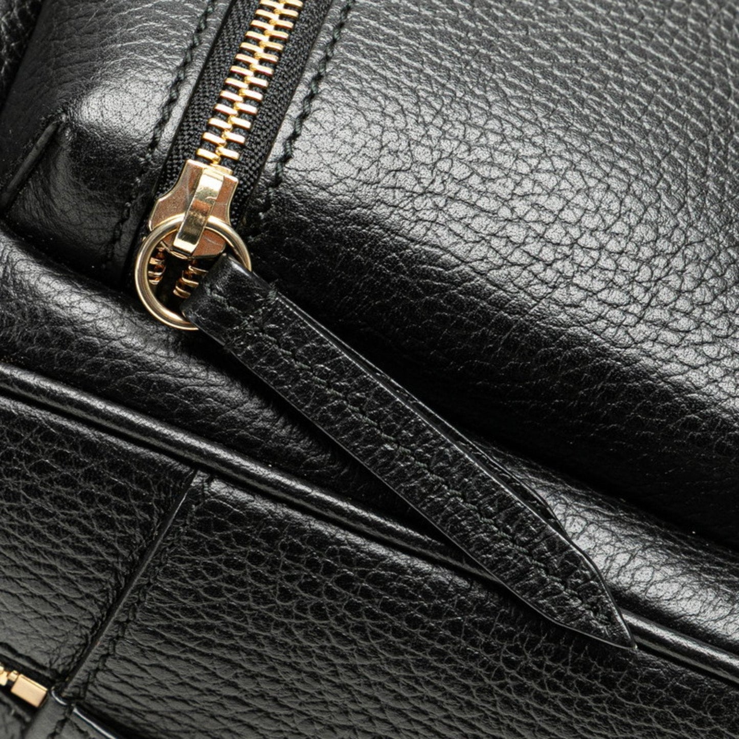 Gucci Black Leather Backpack ( )