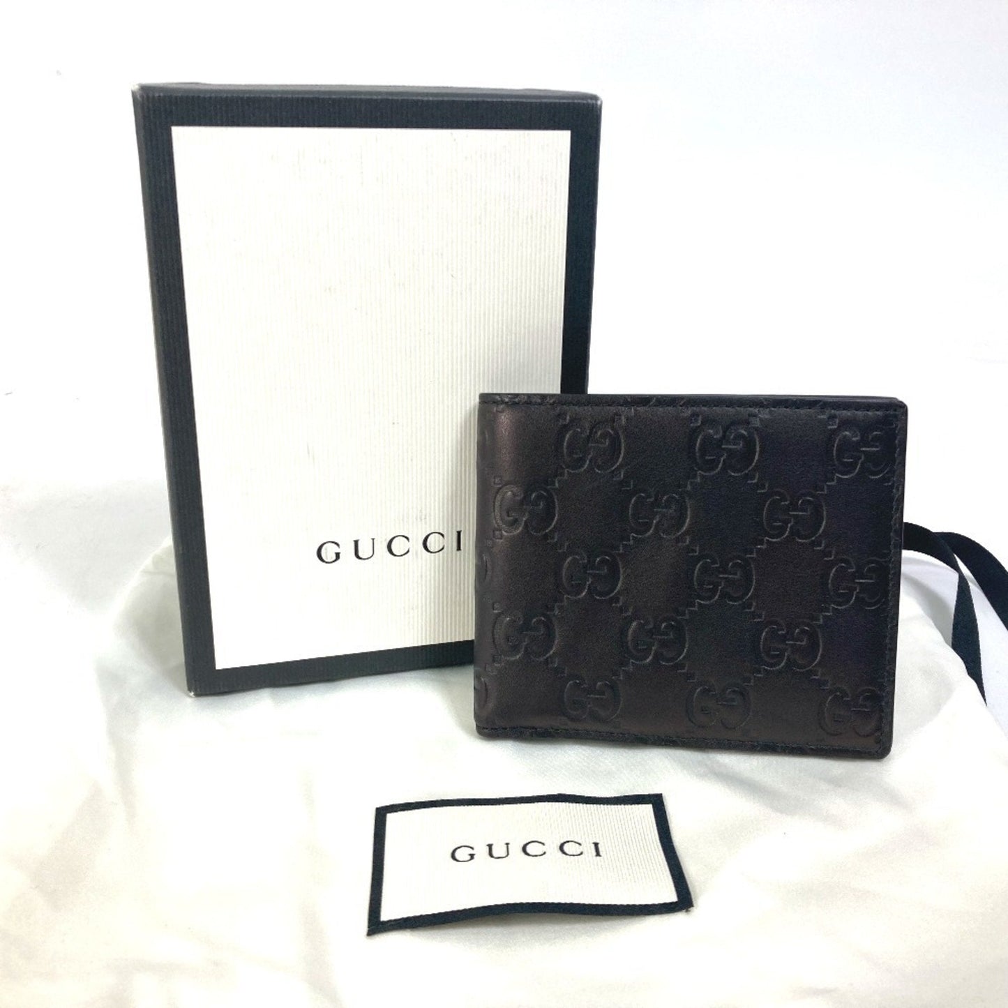 Gucci Black Leather Wallet (Bi-Fold) ( )