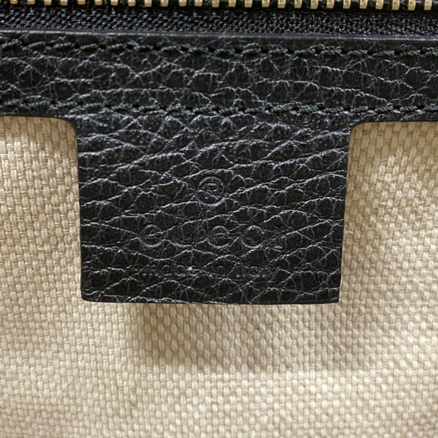 Gucci Black Leather Handbag ( )