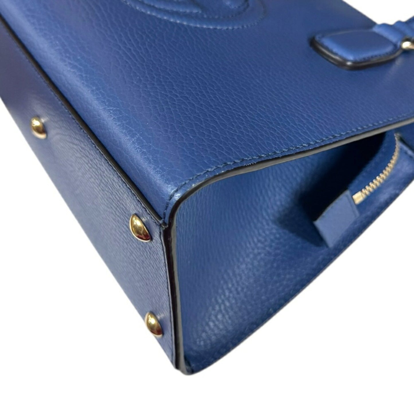 Gucci Soho Blue Leather Shoulder Bag ( )