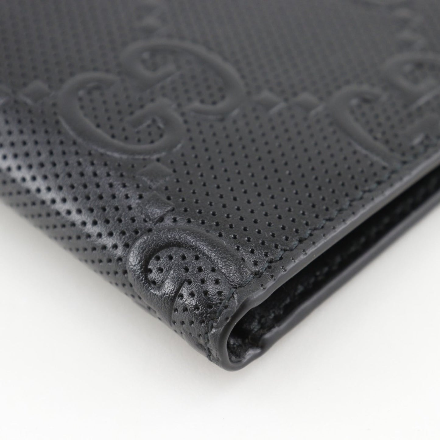 Gucci Black Leather Coin Purse/Coin Case ( )
