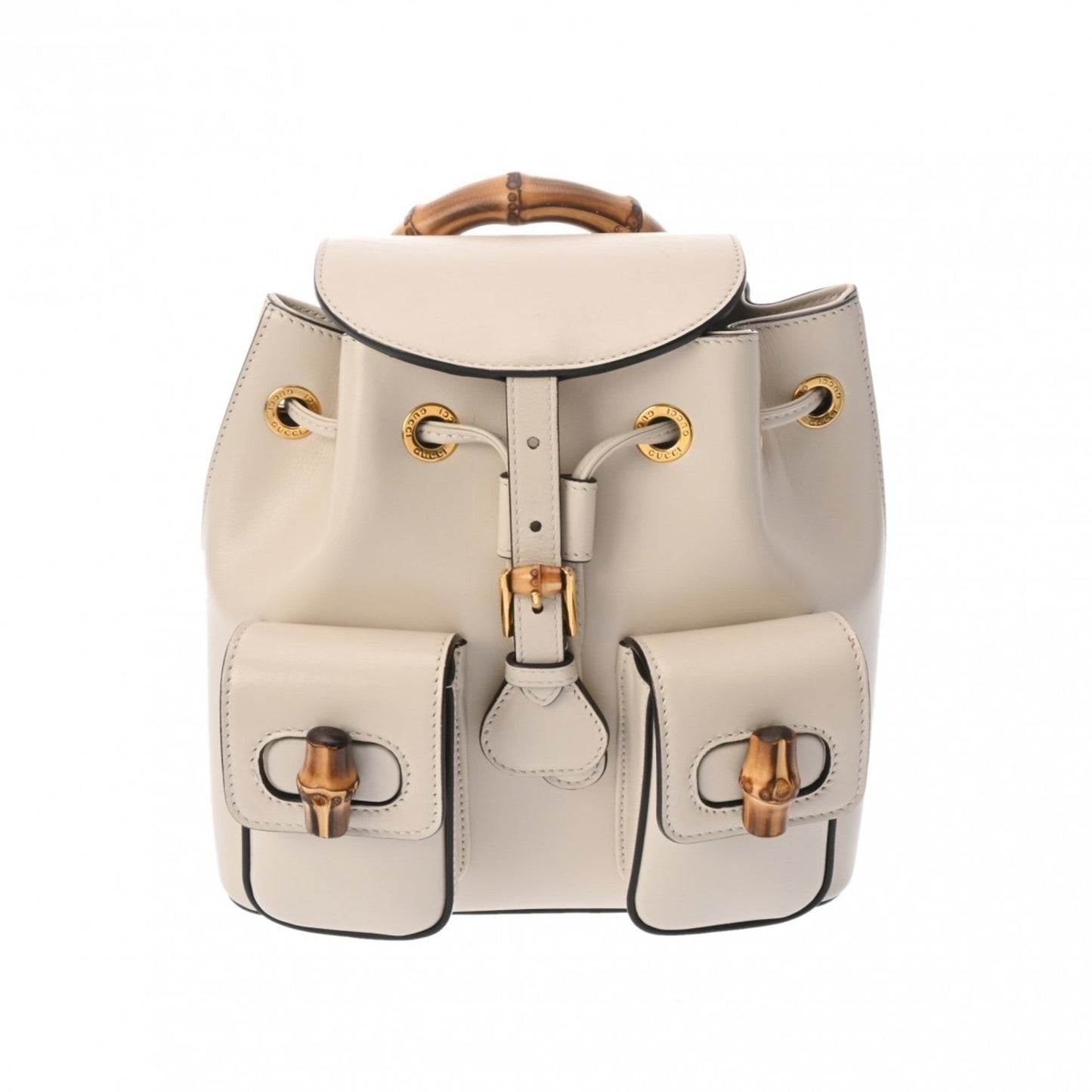 Gucci Ivory Leather Backpack