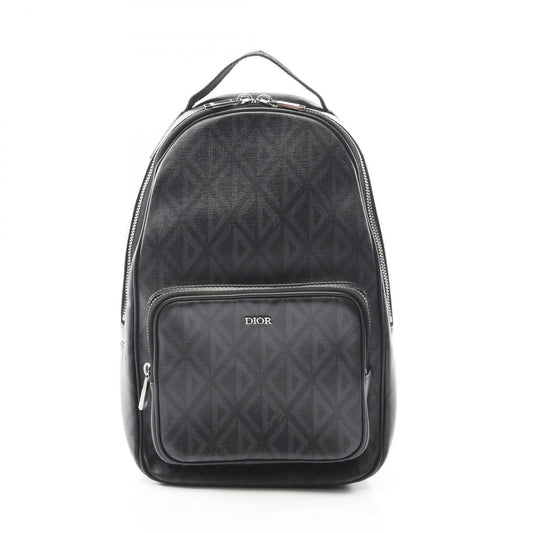Christian Dior Black Navy Coated Canvas Nylon Fanny Pack ()