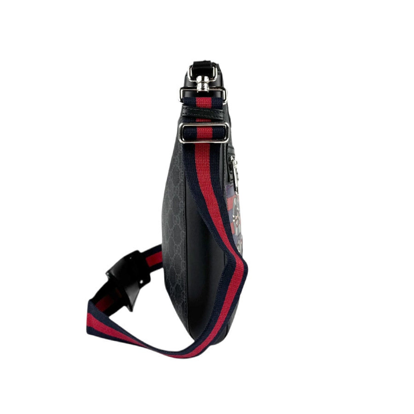 Gucci Black Gg Supreme Shoulder Bag ( )