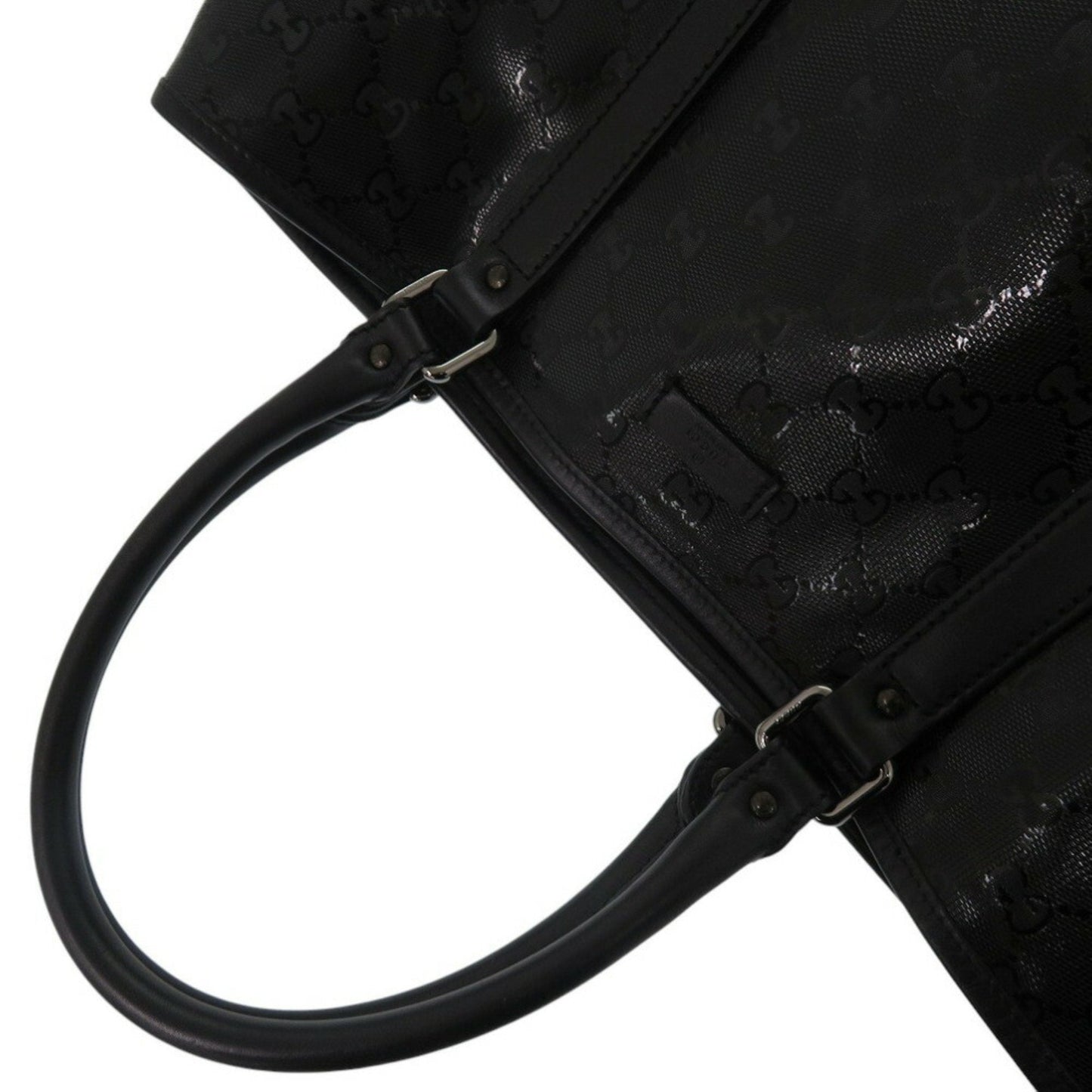 Gucci Black Pvc Tote Bag ( )
