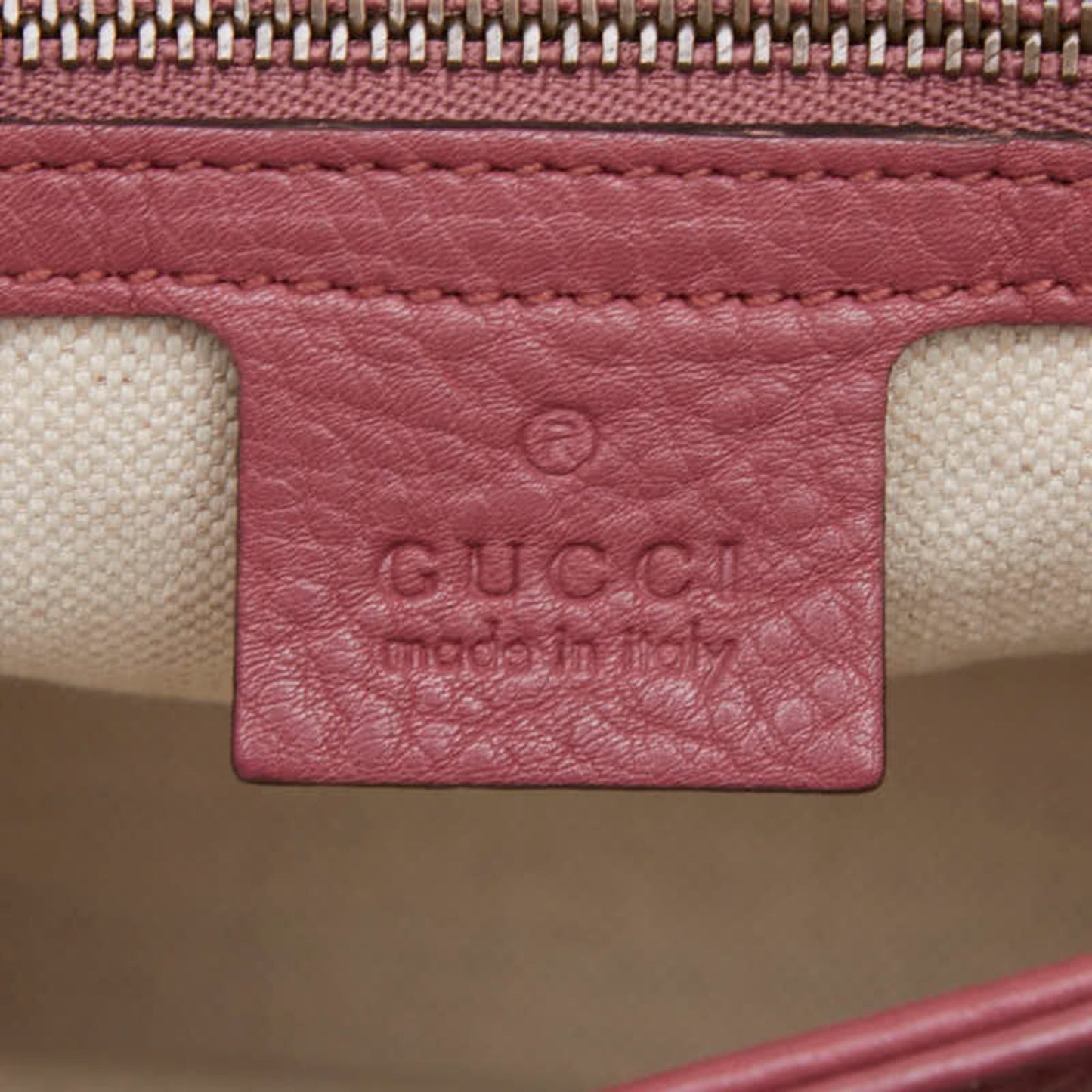 Gucci Pink Leather Shoulder Bag ( )