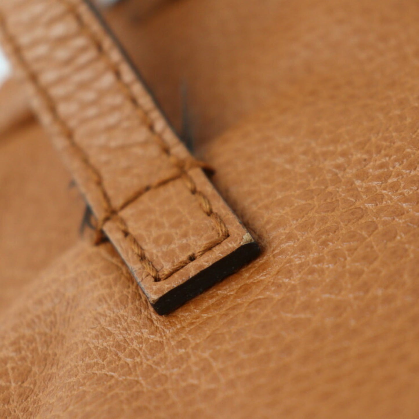 Gucci Brown Leather Handbag Shoulder Bag Tote Bag ( )