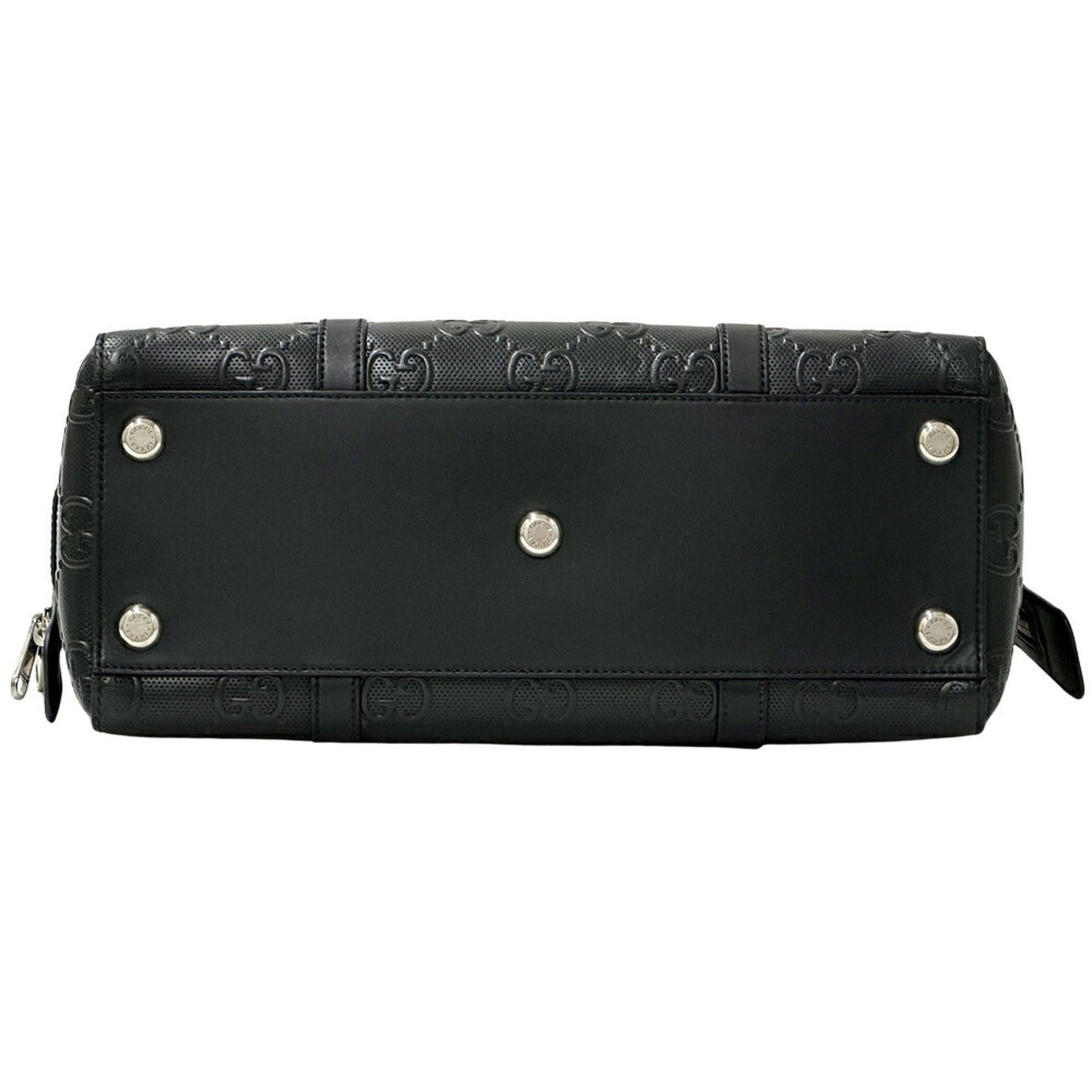 Gucci Black Leather Tote Bag ( )