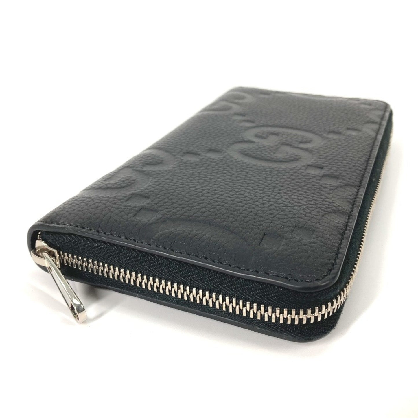 Gucci Black Leather Long Wallet (Bi-Fold) ( )