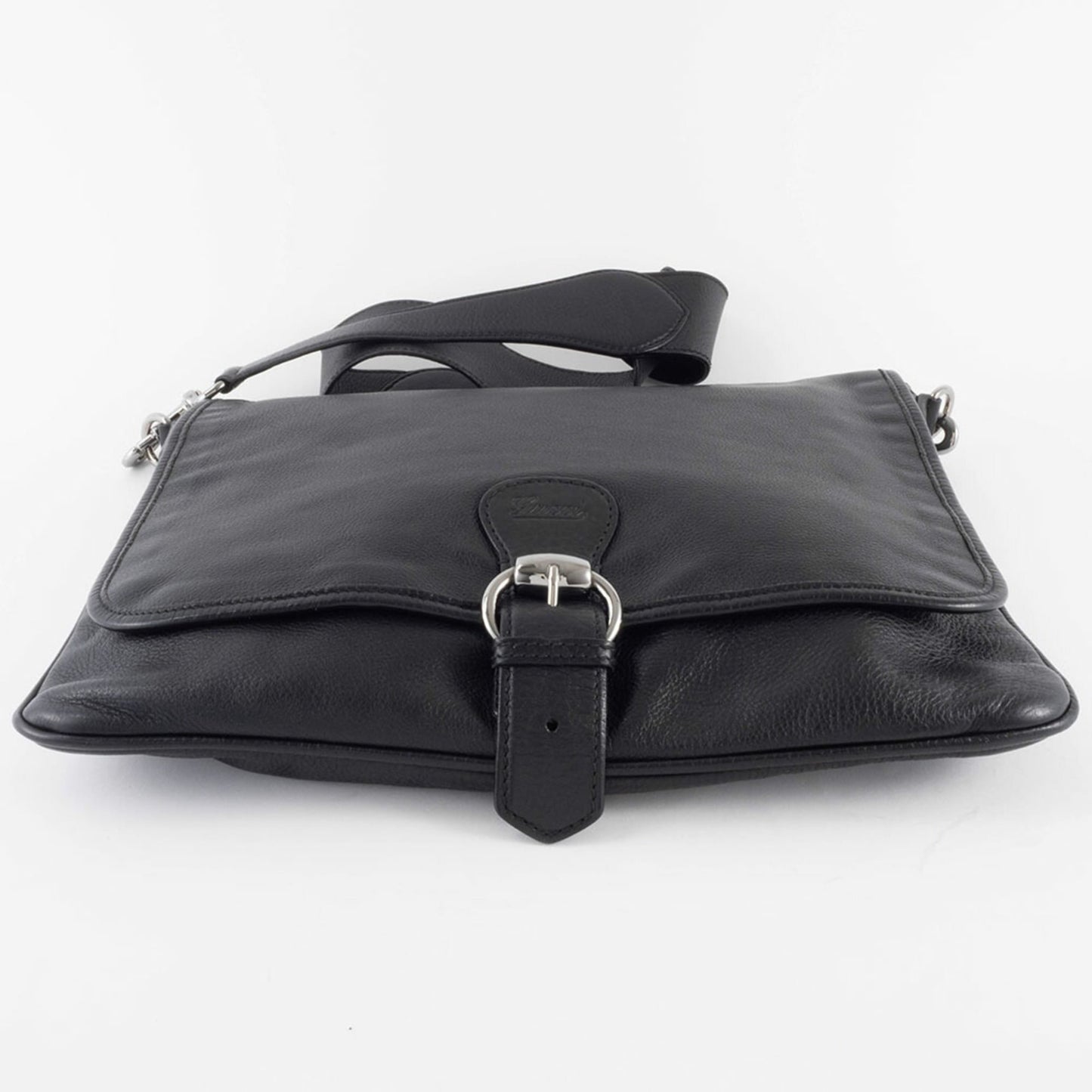 Gucci Black Leather Shoulder Bag ( )