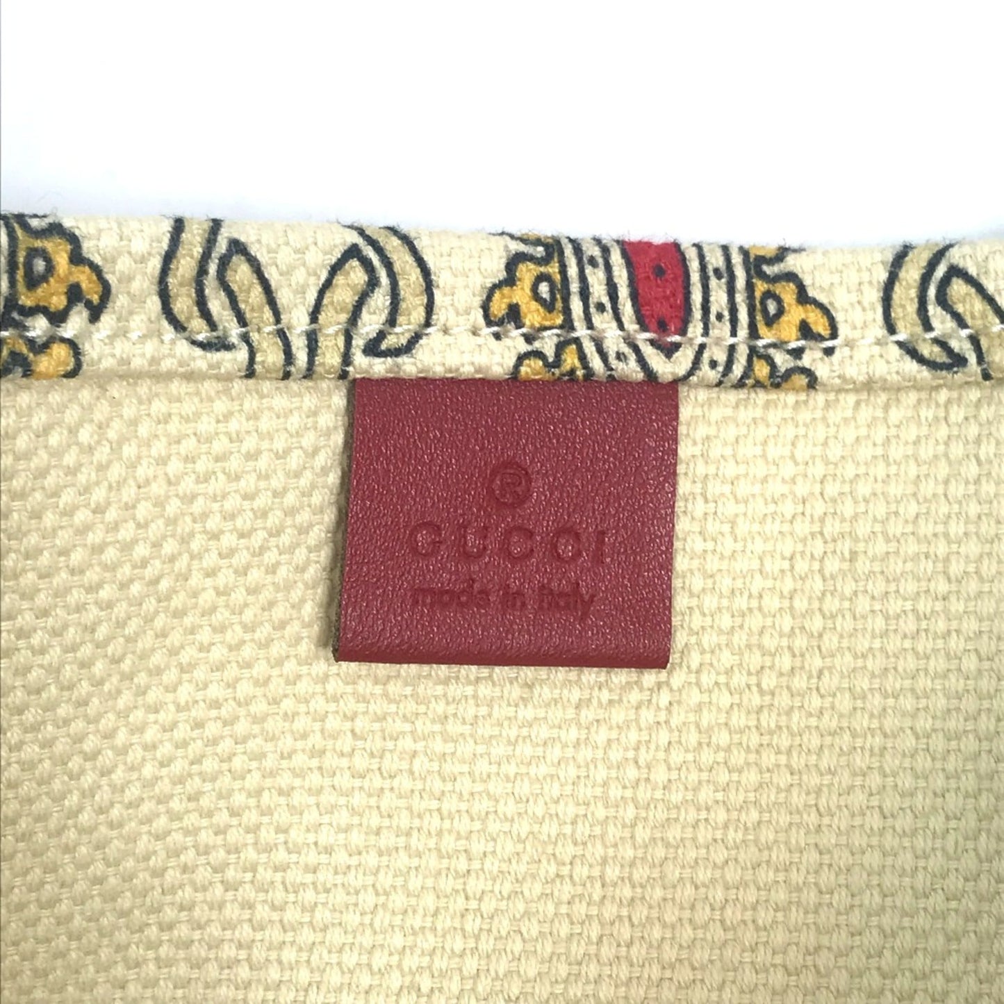 Gucci Beige Cloth Tote Bag ( )