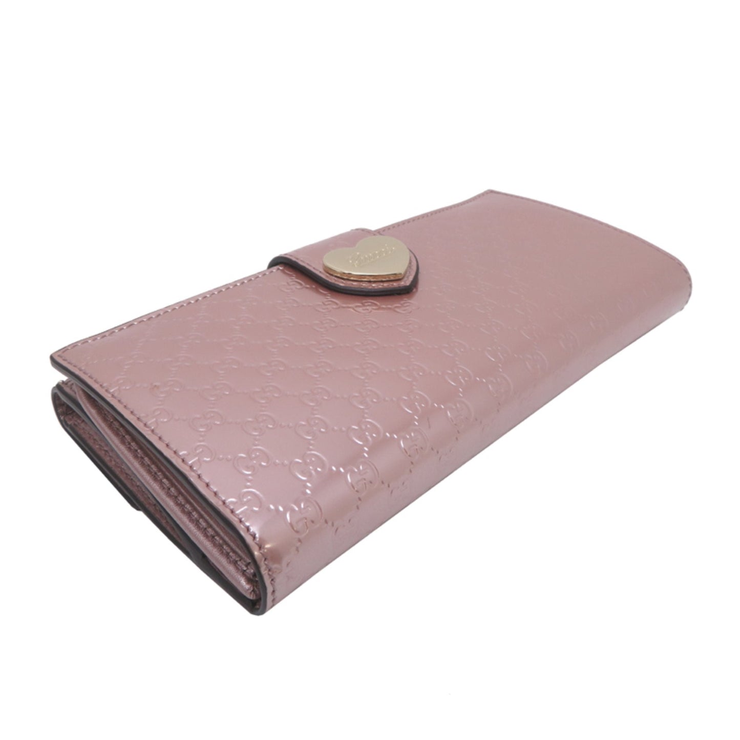 Gucci Microguccissima Pink Leather Long Wallet (Bi-Fold) ( )