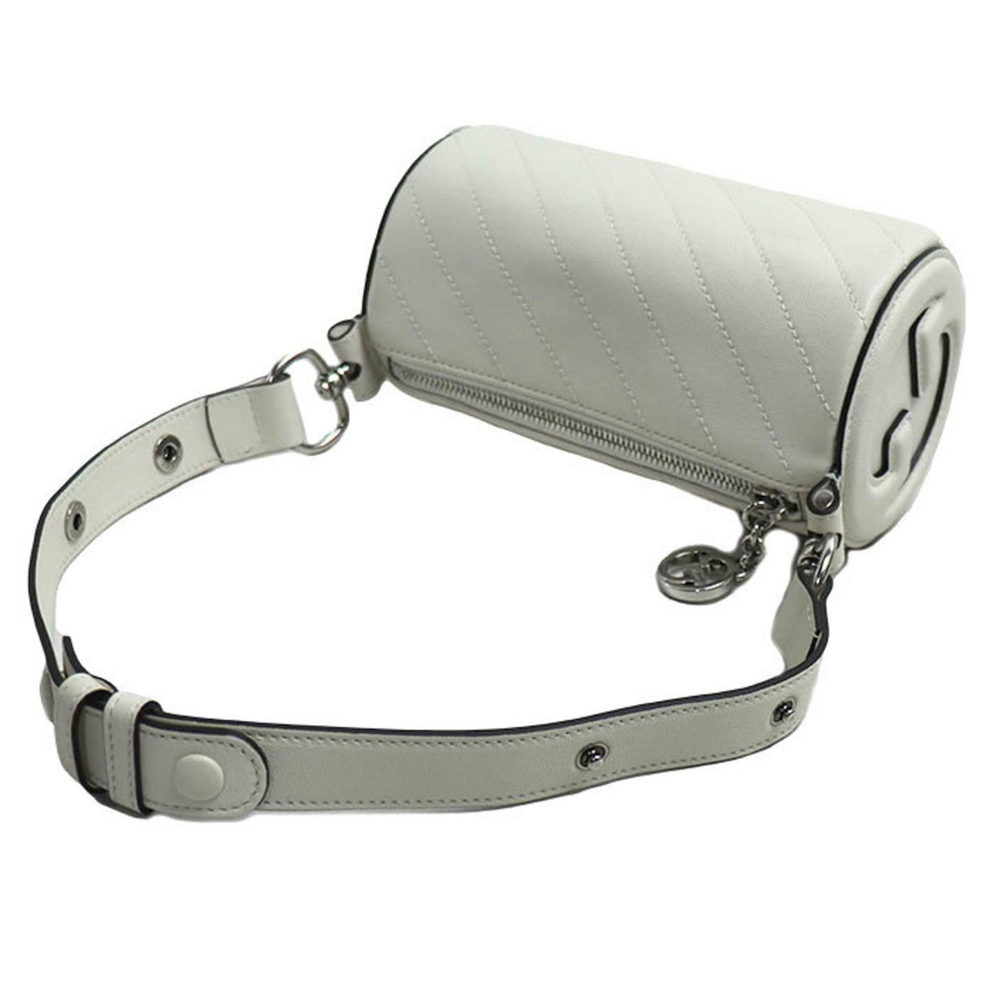 Gucci White Leather Shoulder Bag ( )