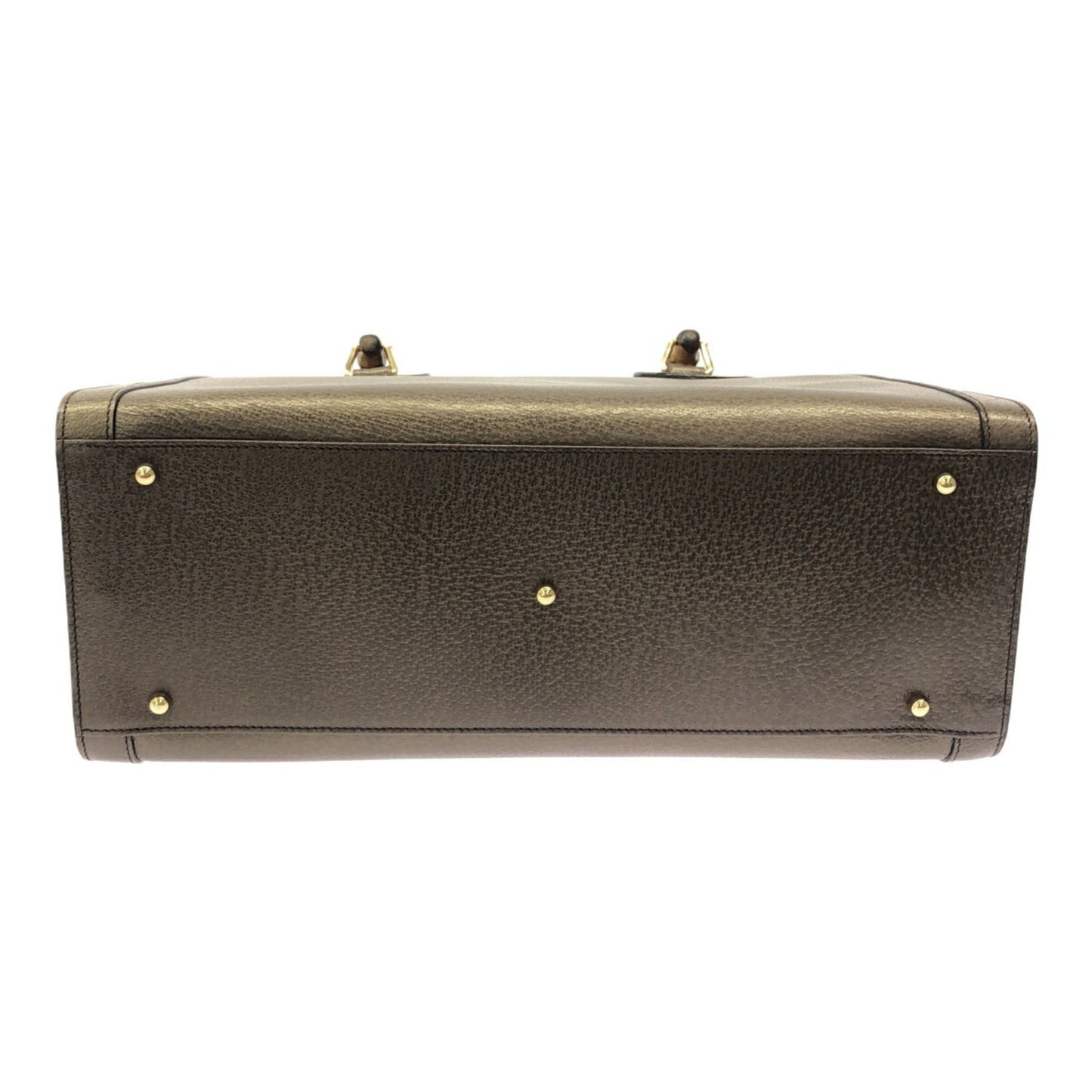 Gucci Brown Bamboo Handbag Tote Bag ( )